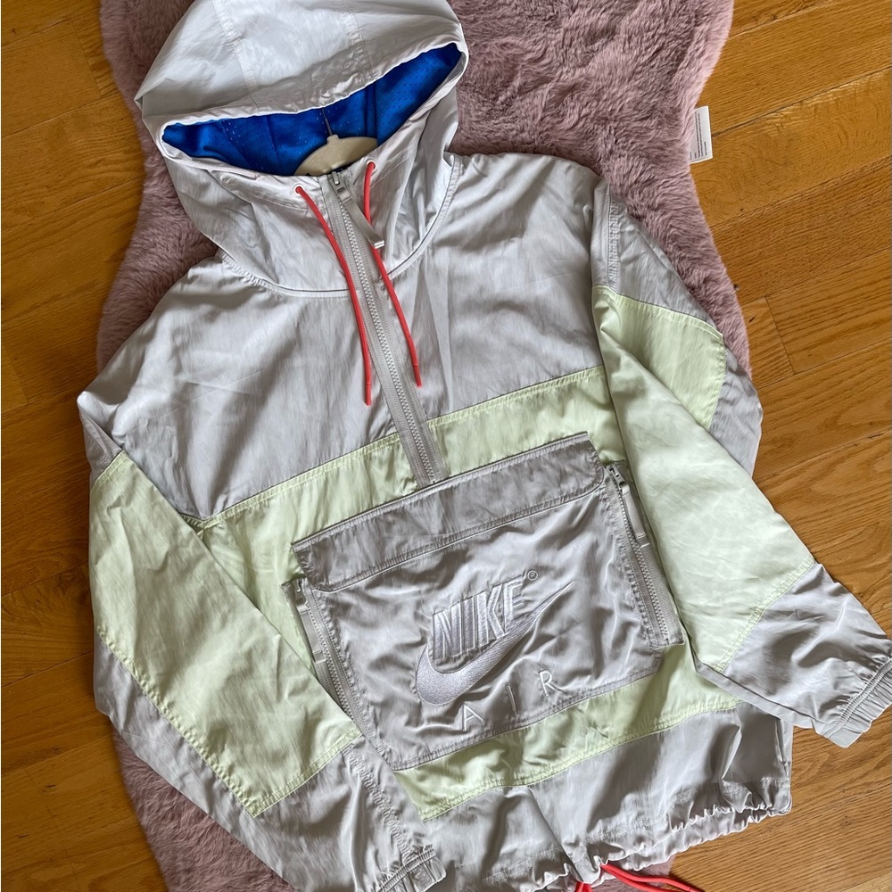 Nike Air Men's Sportswear Unlined Anorak Hooded Jacket DD6406-072 Size Small